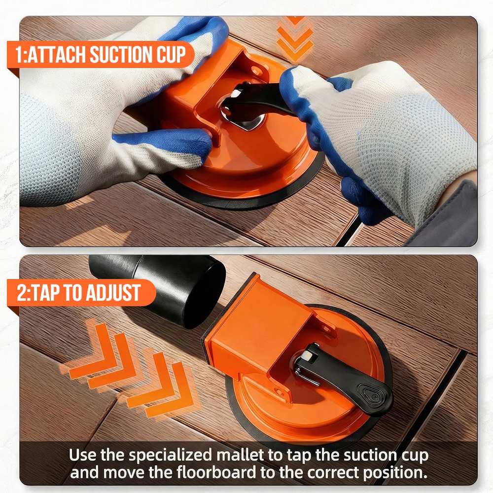 Floor Gap Fixer Repair Tool Strong Suction Cup Seamless Joint Tool Plank Grabber