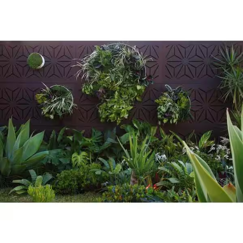 5/16 In. X 24 In. X 48 In. Star Anais Modular Hardwood Composite Decorative Fenc
