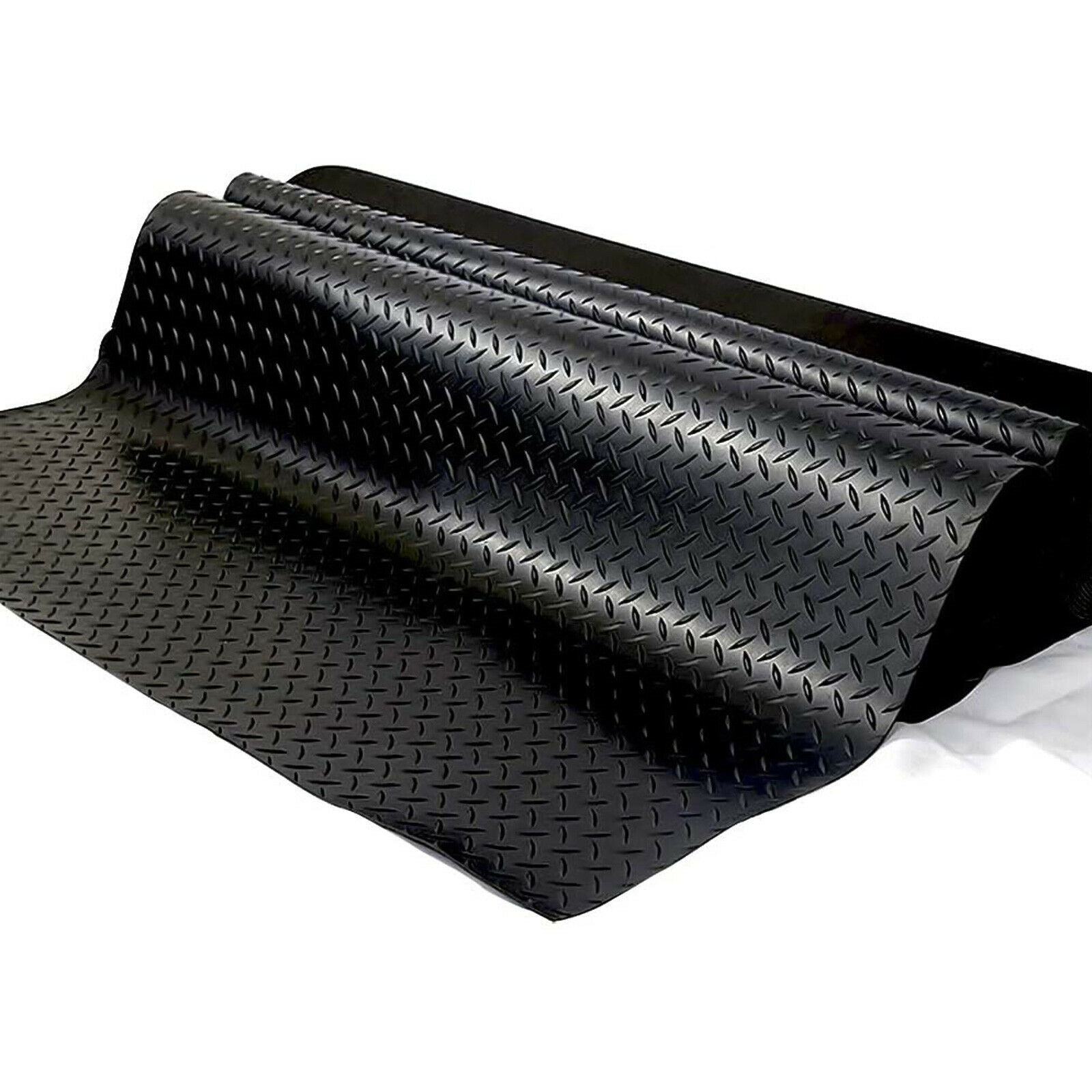 Garage Flooring Mat Roll Trailer Floor Covering Flooring Raised Anti-Slip Mat