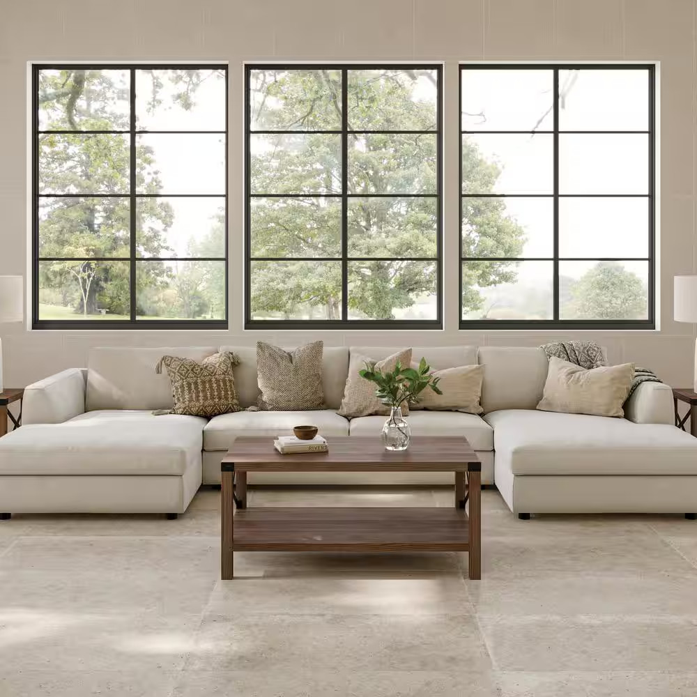 Poetry Stone 24 In. X 48 In. Matte Porcelain Field Tile in Beige (15.49 Sq. Ft./