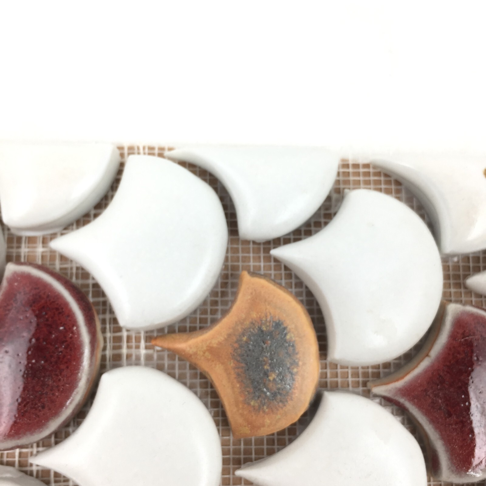 Handmade Ceramic Tile Mosaic Feature Panel Ready To Install 5.75″ x 5.75″ x 3/8″