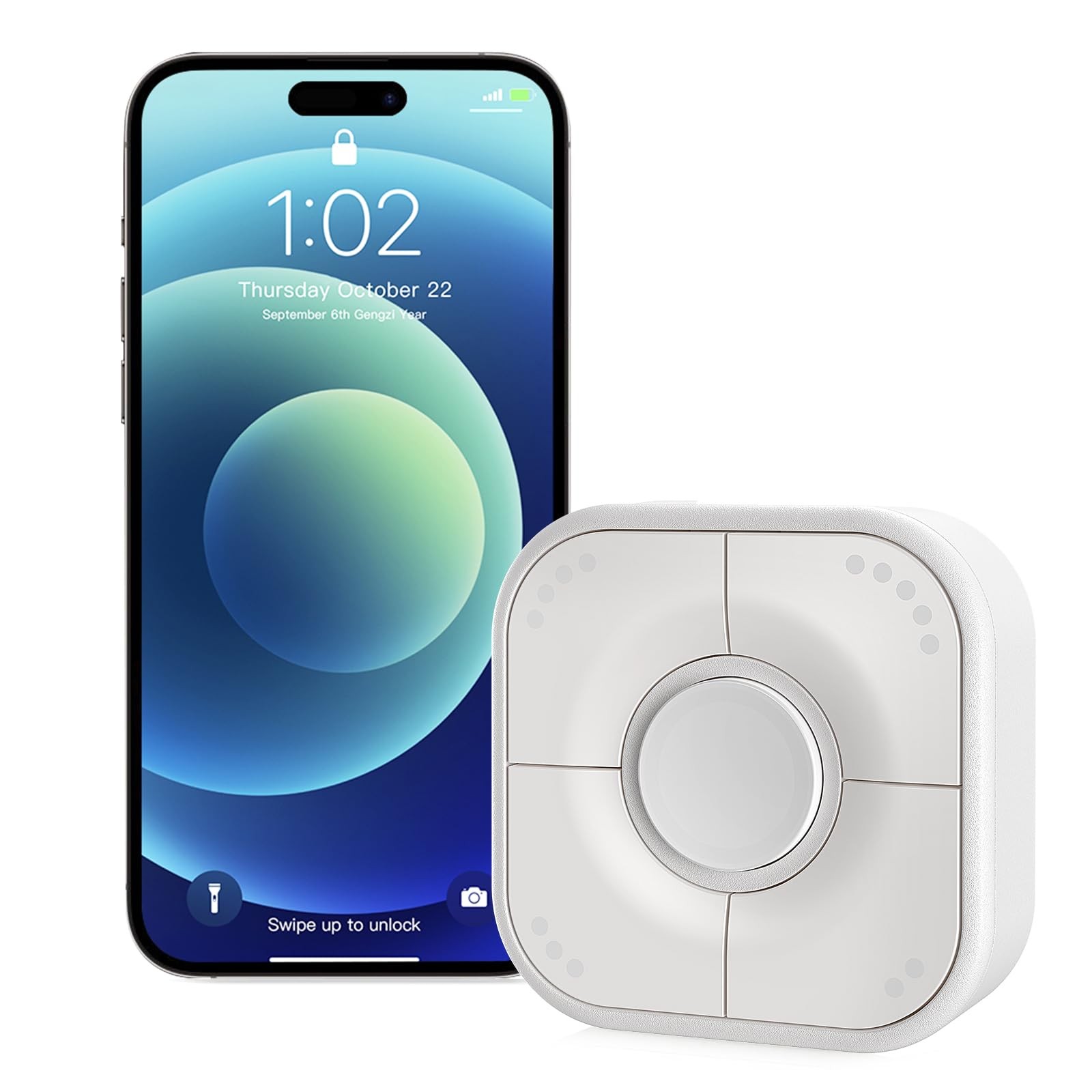 Onvis Smart Button, 5-Keys Switch, Scene Controller, Compatible white