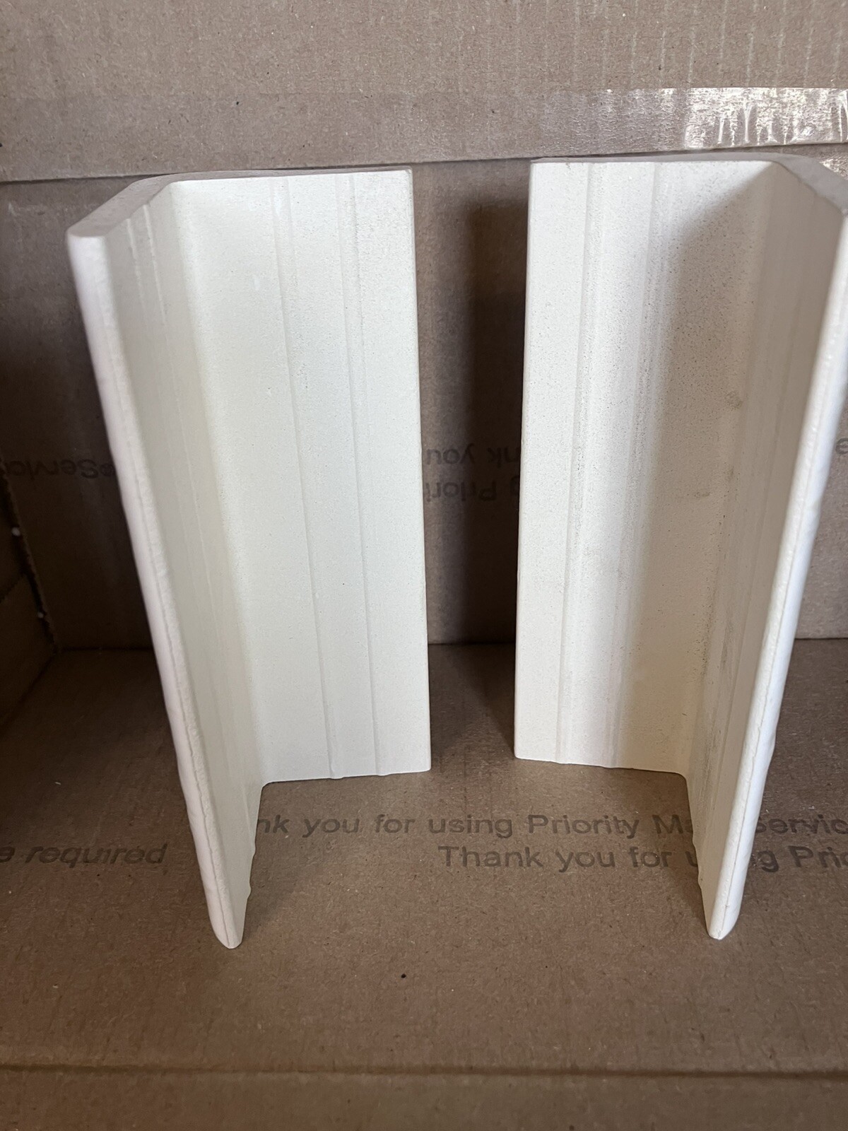 2 Pc’sDiscontinued Dal tile Mayan Grey bumpy splatter dapple dimple V- Cap