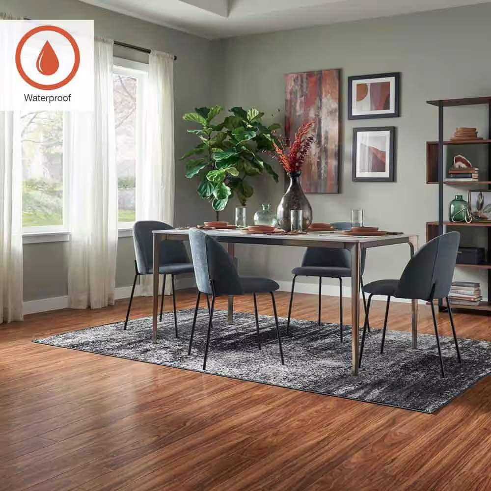 Outlast+ Paradise Jatoba 12 Mm T X 5.2 In. W Waterproof Laminate Wood Flooring (