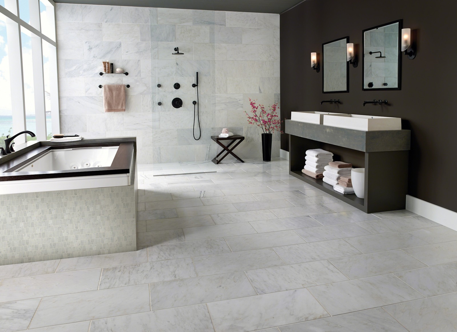 Ackland AKTMT12X24H-CA 12″ x 24″ Marble Solid Floor and Wall Tile – Calabria