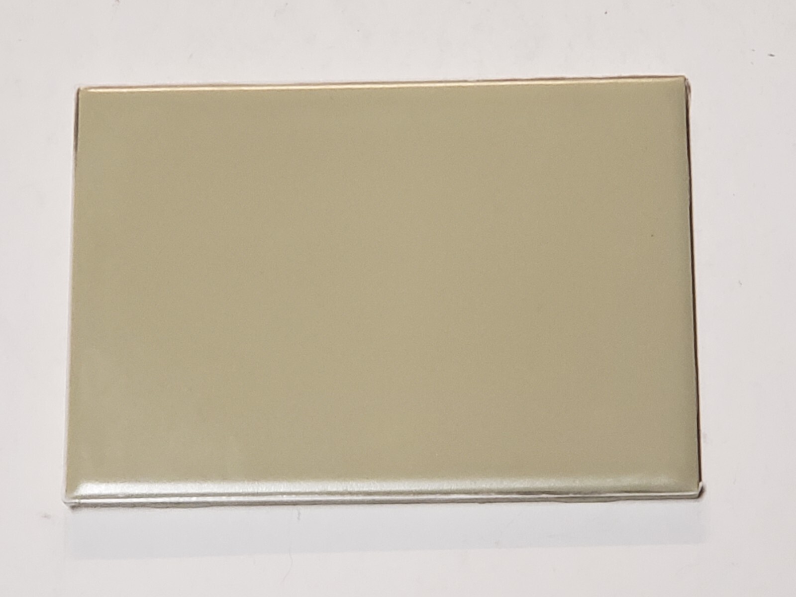 Vtg 1 AO Ceramic Tile WIDE Avocado Green Rectangle 4 1/4″ x 6″ Matte NOS NEW