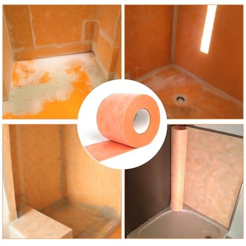 Waterproof Membrane for Shower 5 In x 100 Ft 42 Sq Ft PE Flooring Underlayment