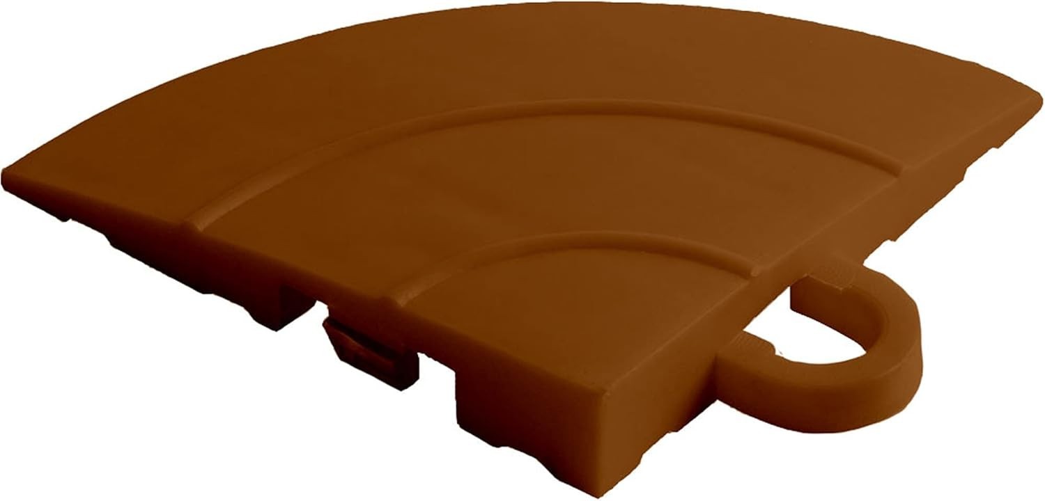 Looped Edge Garage Floor Tile 12 x 2.75 x 0.5 in Black 10-Piece Set