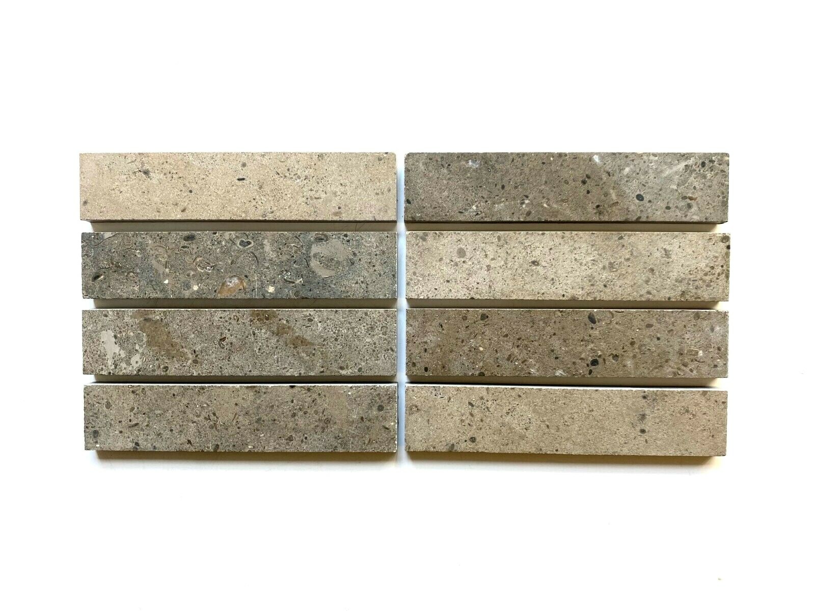 1 1/4 x 5 4/5 Honed Azul Limestone Wall Tile Arts and Crafts (Pack of 10 Pieces)