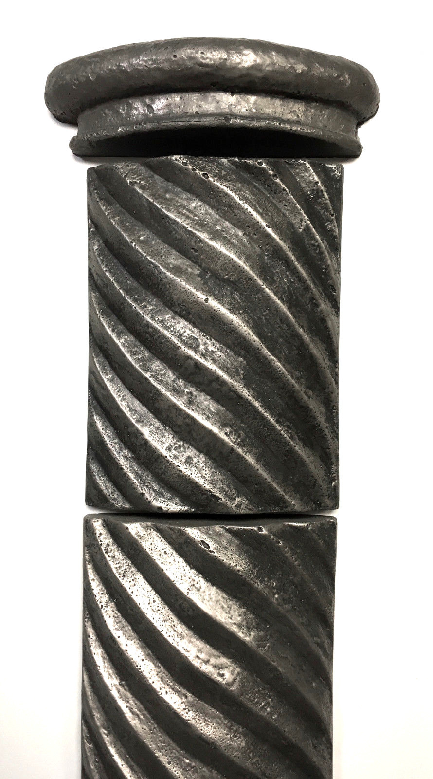 6×8 Roman Column Silver Metal Resin Tile Insert Art Craft Decor Backsplash