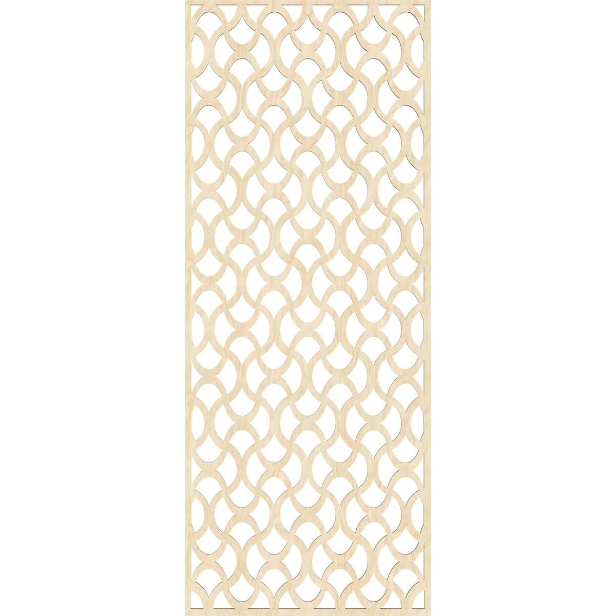 Resort Decorative Pierced Fretwork Wood Wall Panels 23 3/8″W x 59 3/8″H x 1/4″T