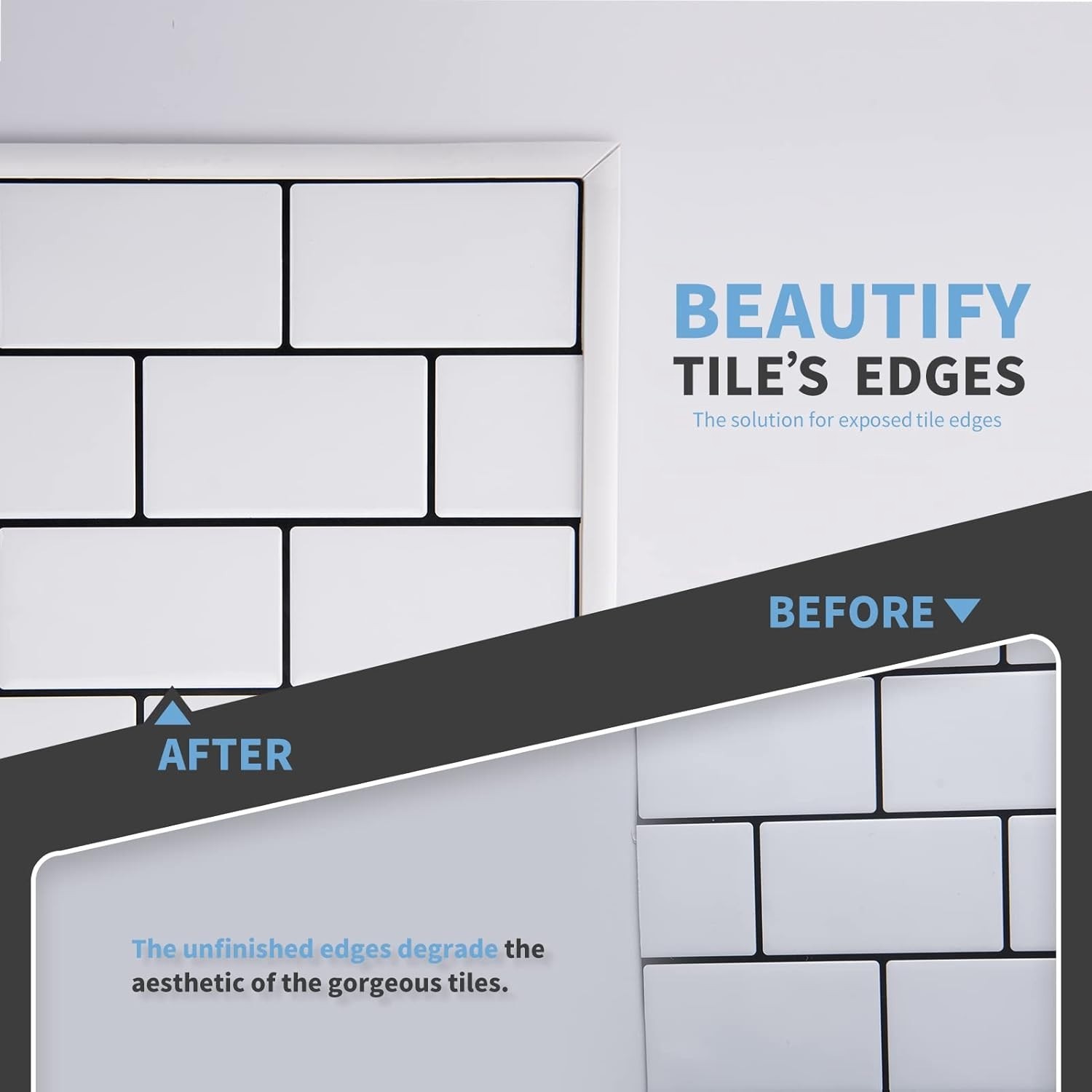 Superior Adhesion 30 Ft Peel and Stick Vinyl Trim for Effortless Installation