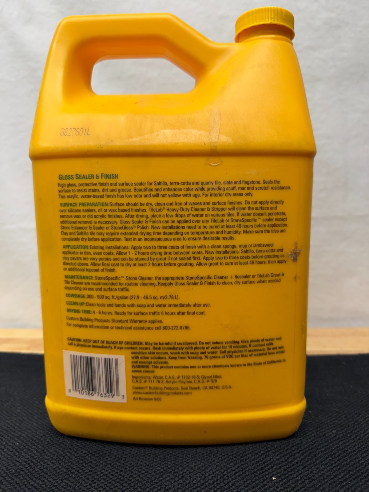 Tile Labs Finishing Sealer, Gloss Sealer & Finish, 1 Gal (76329) – New
