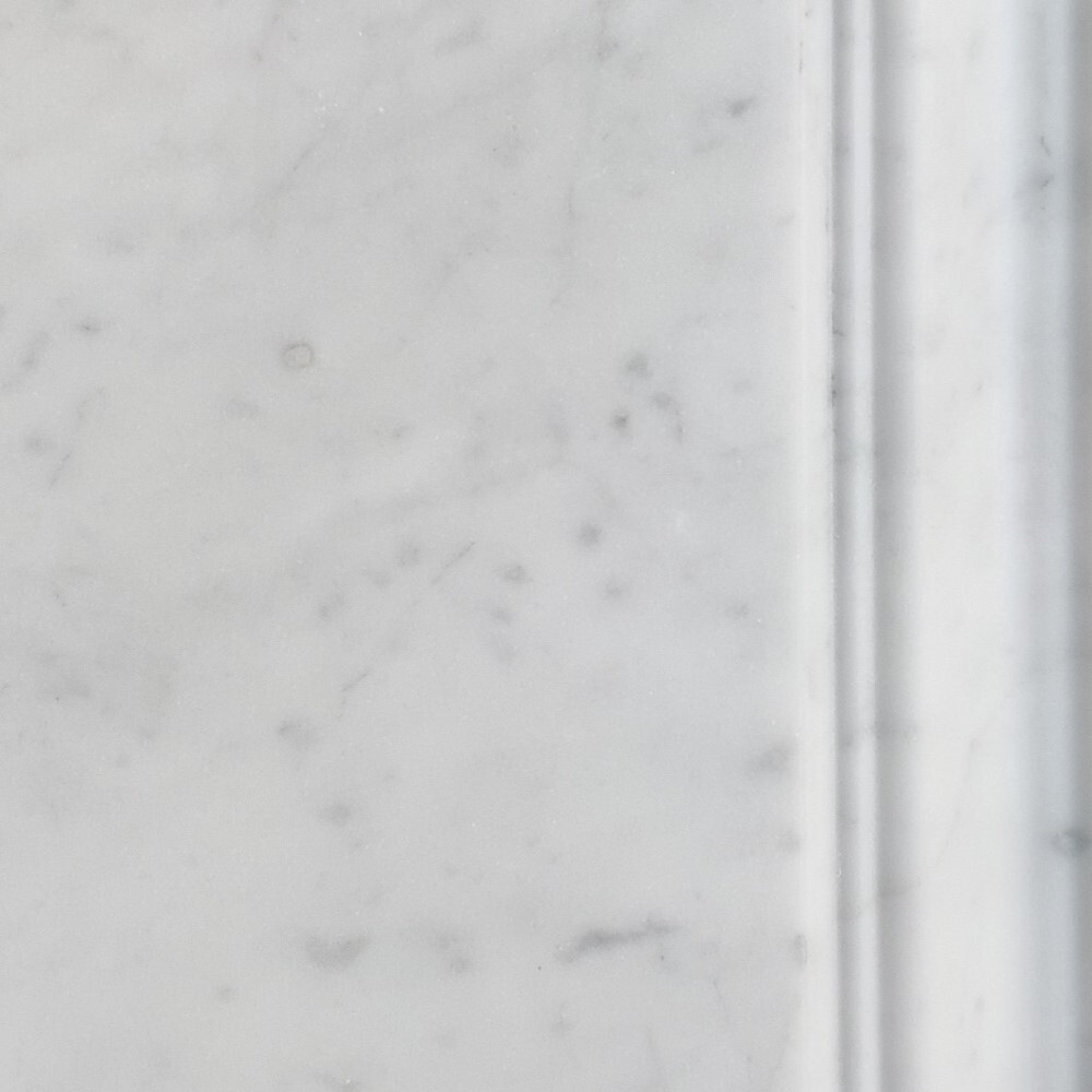 C06H Carrara White Marble 6×12 Skiting Baseboard Trim Molding Honed