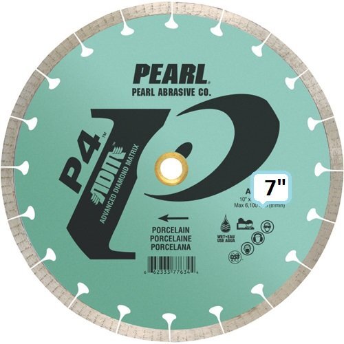Pearl Abrasive P4 ADM07PT Reactor 7″ Porcelain Tile Diamond Blade