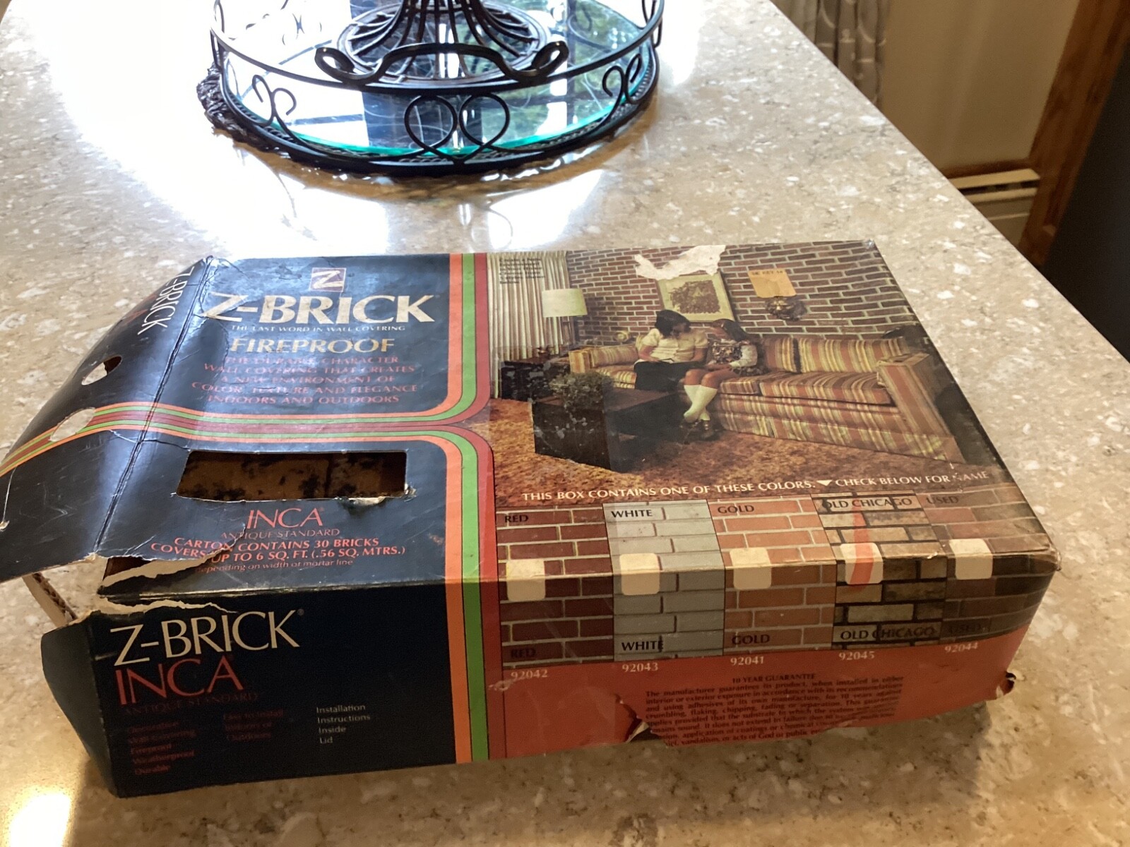 Vintage INCA Antique Standard Old Chicago Facing Brick Z-Brick 25 Bricks