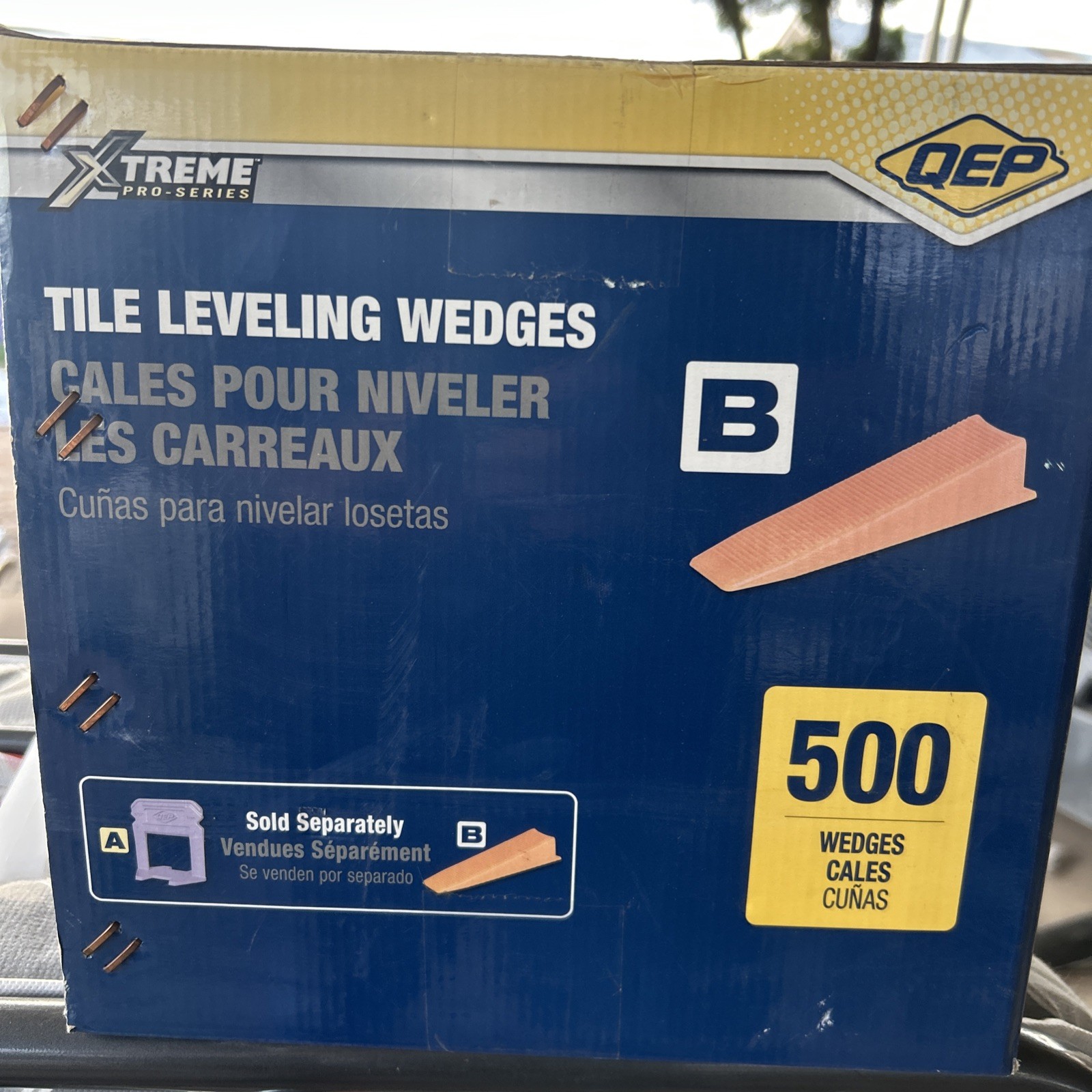 QEP Xtreme Tile Leveling System Part B Wedges 500 Pack
