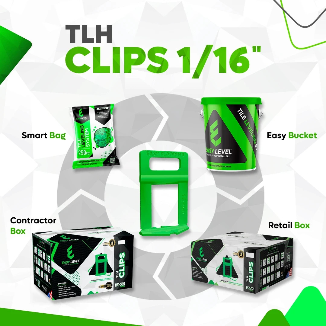 Marble Leveling Clips 1/16″ – Medium Height Pieces