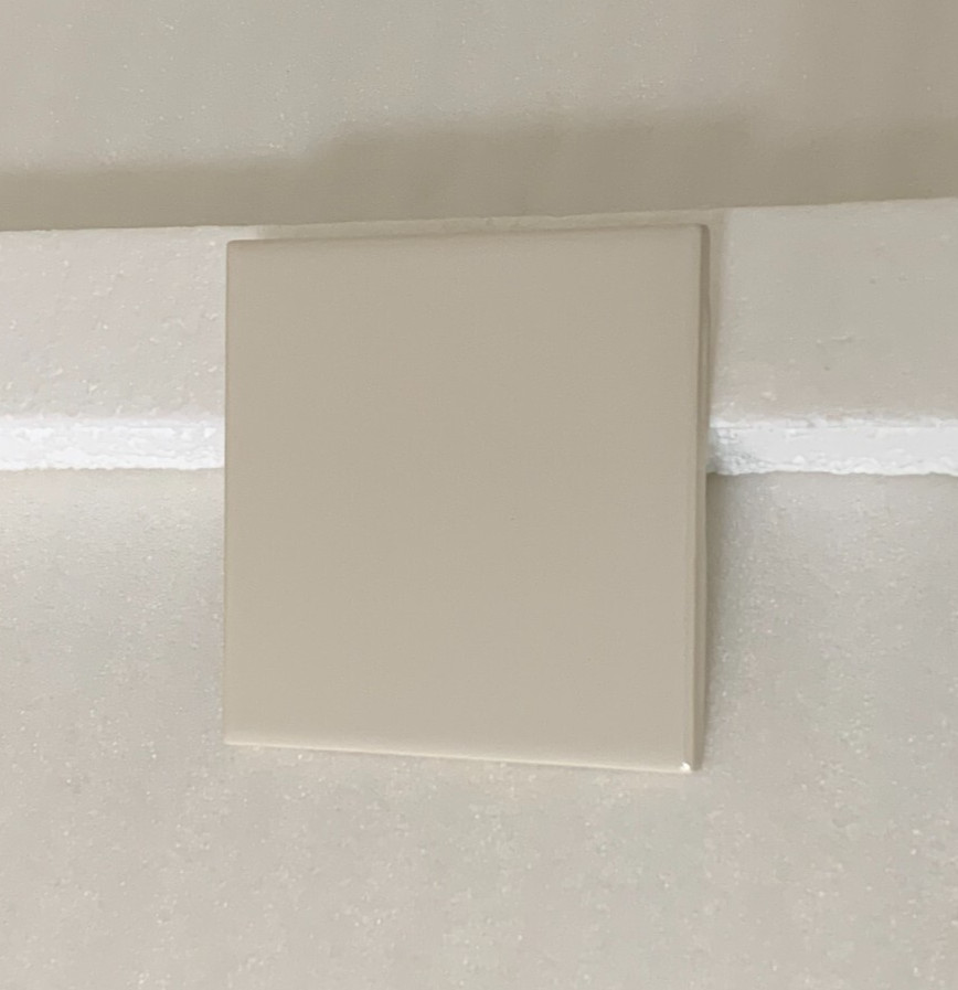 New Vintage Florida Ceramic Tile Almond #35 Gloss 4 3/8″ x 4 3/8″