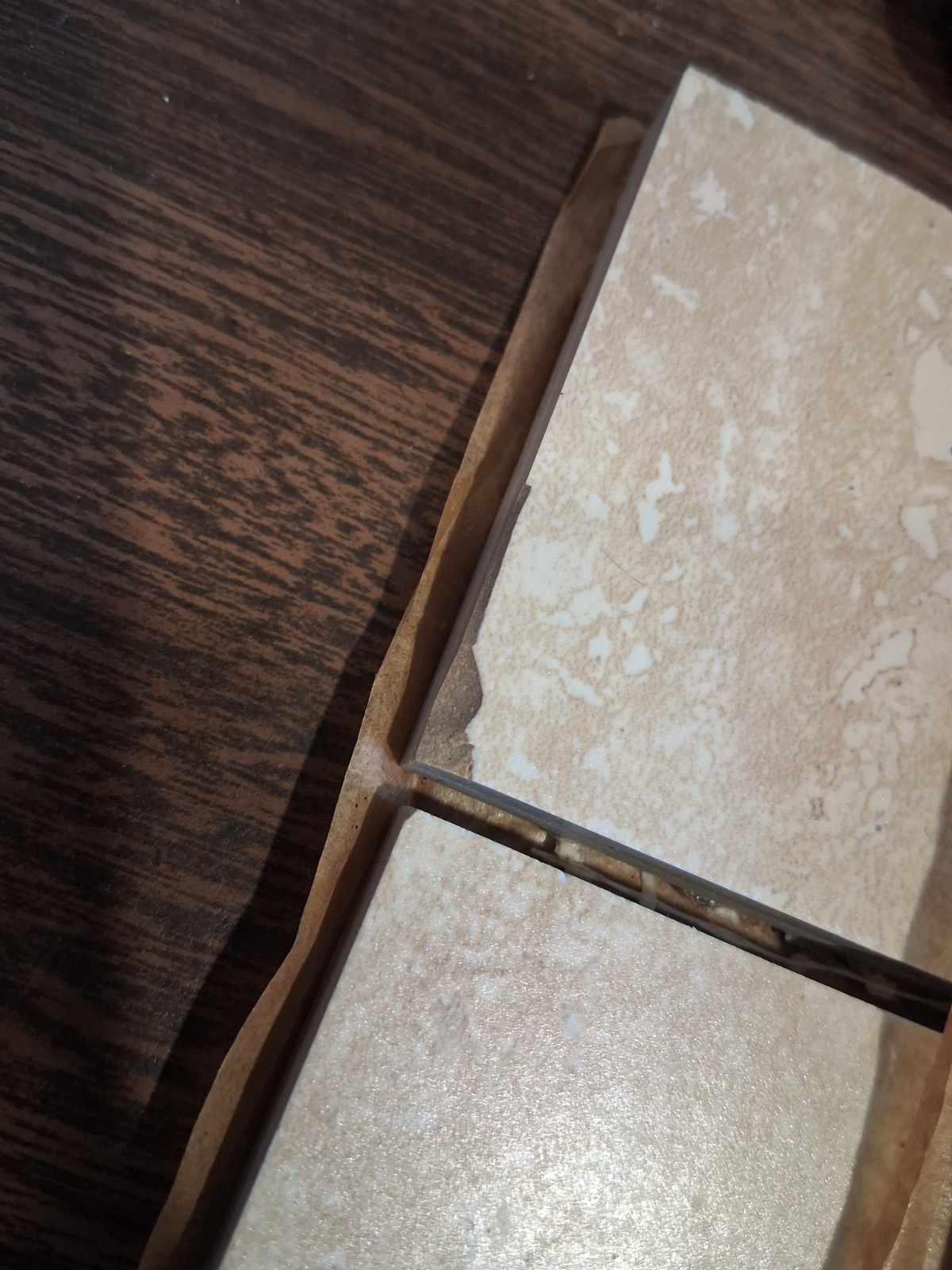 FLORIDA TILE TRAVERTINO BIANCO 12″ x 12″, EACH TILE PIECE IS 2.25″ x 2.25″