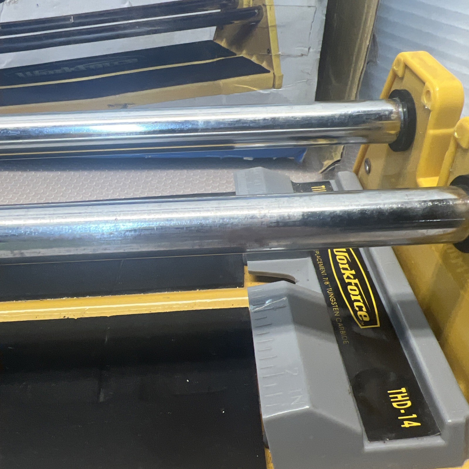 Workforce 14″ Tile Cutter THD14 Ceramic Porcelain Tile Tool Used Box Is Damaged