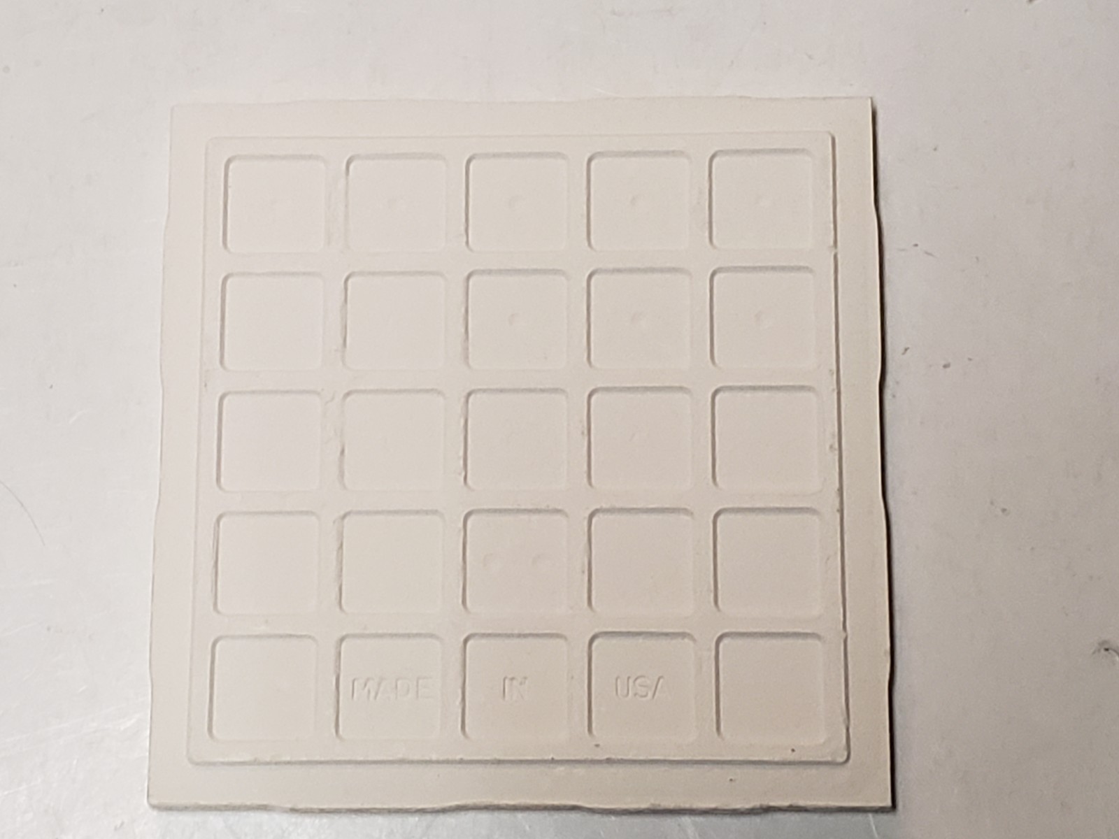 Vtg Lot 12 Huntington Pacific Ceramic Tiles Almond Glyce Gloss Wavy Ripple 4 1/4