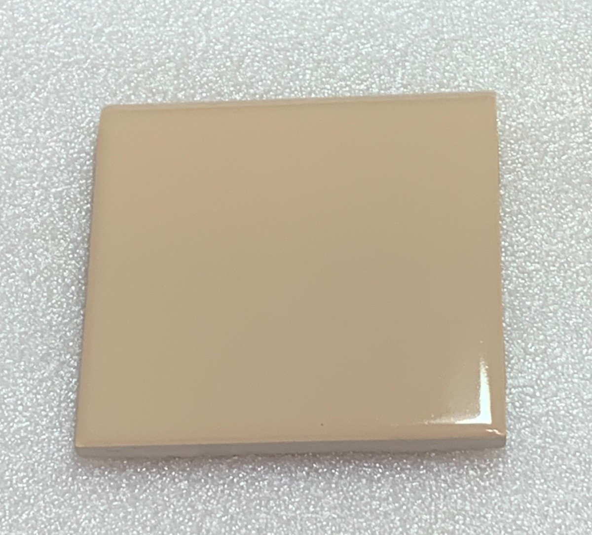 New Vtg Wenczel Tile Co Ceramic Suntan #221 Bullnose Gloss 4 5/16″ x 4 5/16″