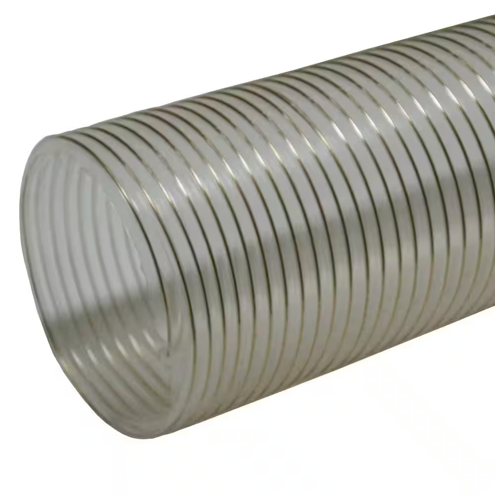 1.75 In. D X 25 Ft. PVC Coil General Purpose Flexible Ducting in Clear