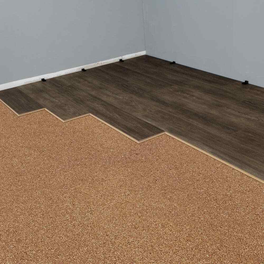 200 Sq. Ft. 4 Ft. Wide X 50 Ft. Long X 6Mm Thick Natural Cork Underlayment Roll
