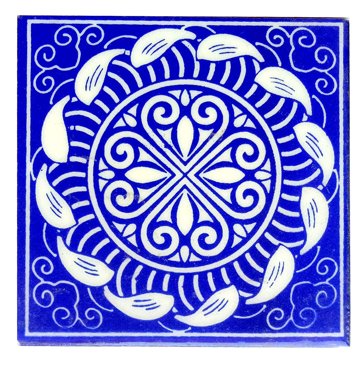 Home Decor Tile Ceramic High Lighter Wall Tiles 4 x 4 Inch Set of 6 Tiles