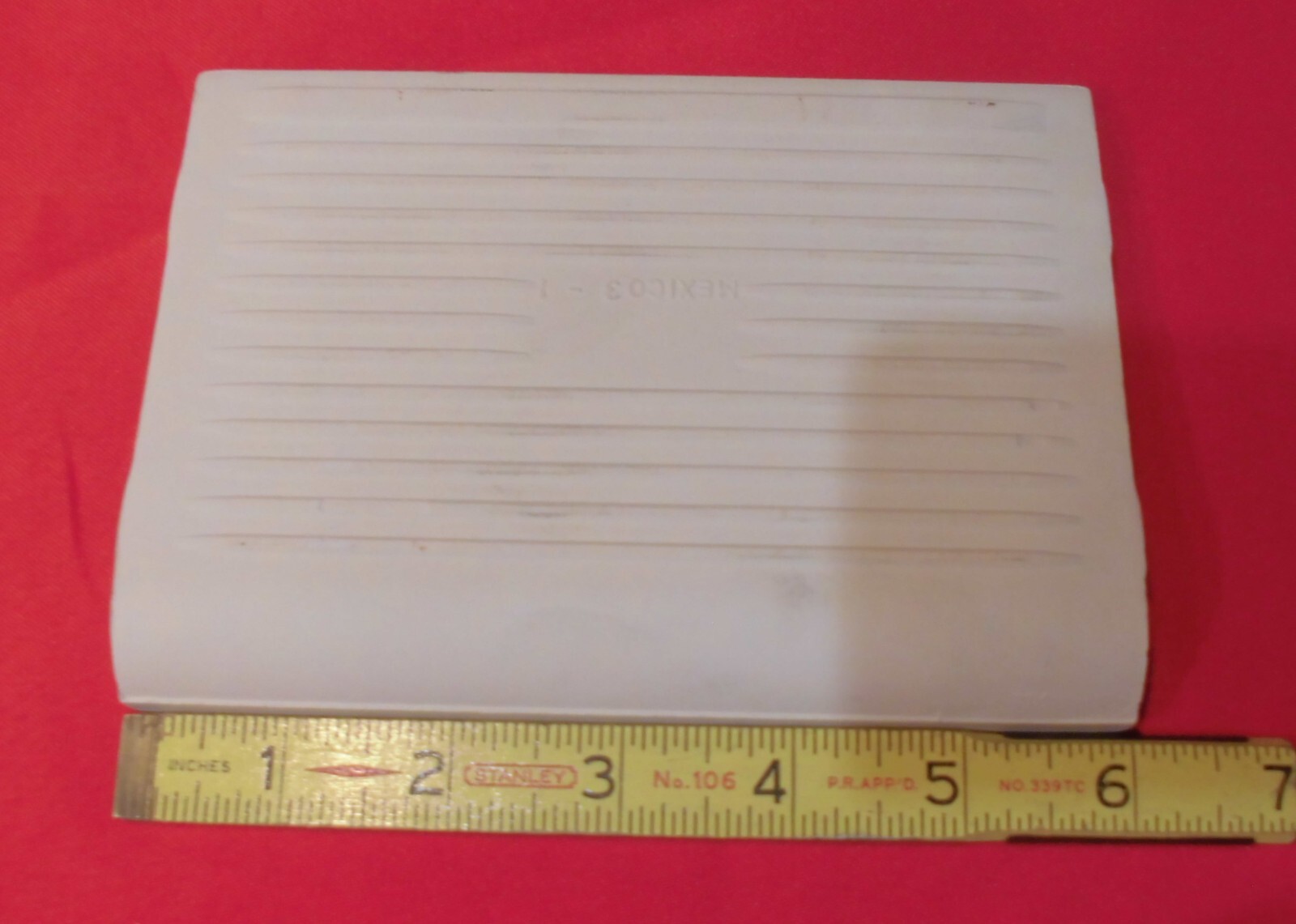 1 pc. Light Smoke Gray: base/cove Ceramic Glossy Tile: 4-1/4″ X 6″ Bullnose Top