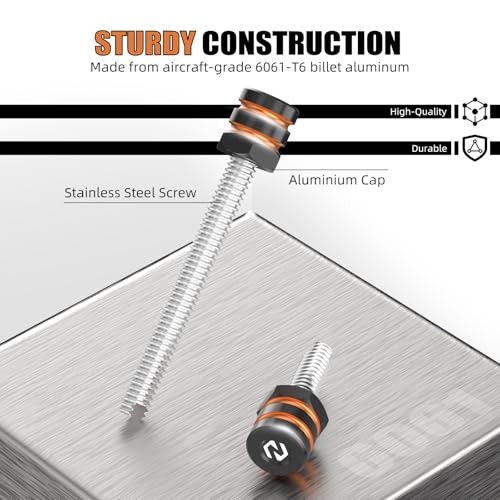 Orange Fairing Trim Screws Windshield Mounting Nails Compatible with orange