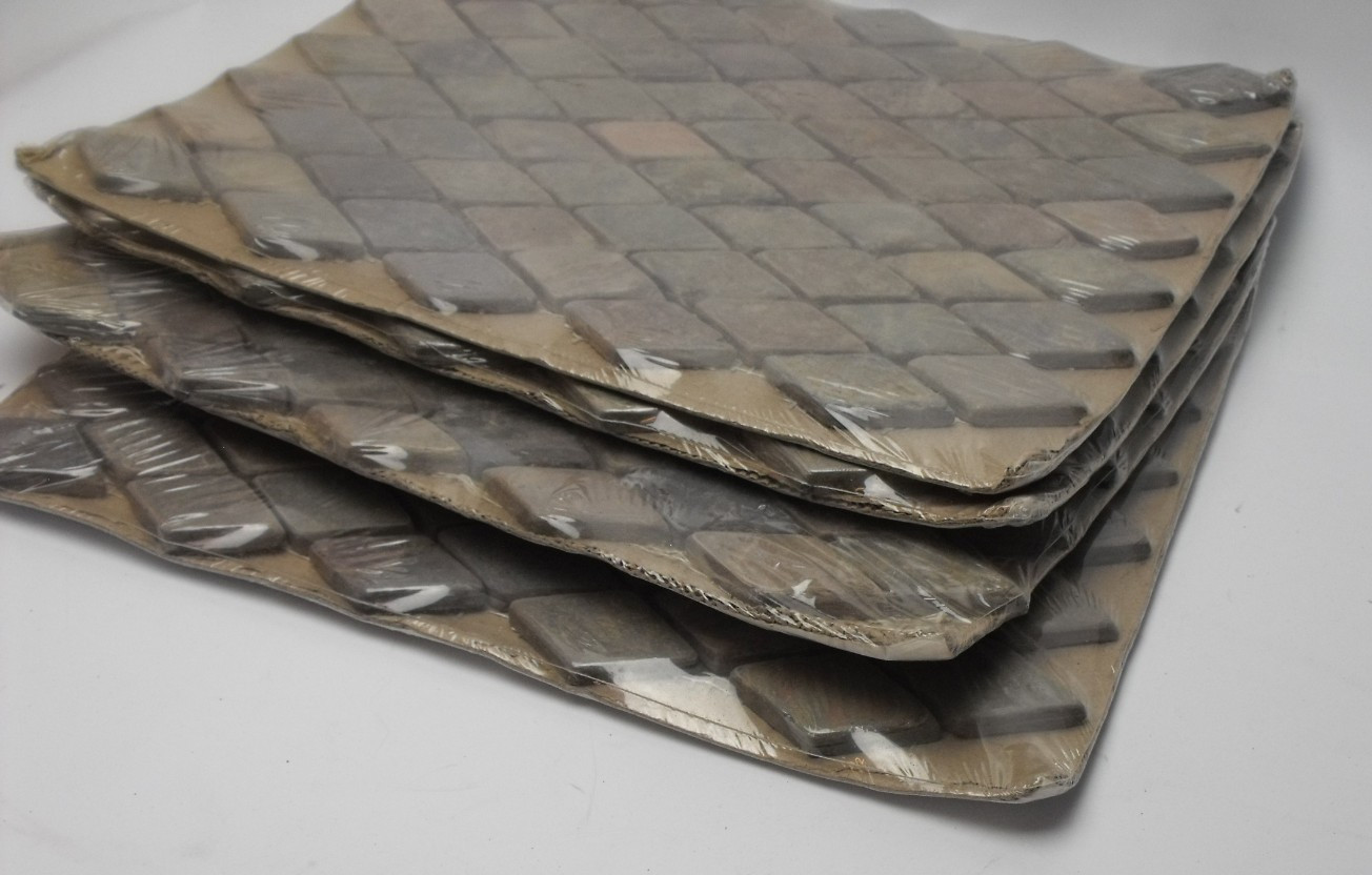 Beige Tan Diamond Tile Sheet Backsplash Kitchen Mosaic Bathroom 12 x 14 -4 Sheet