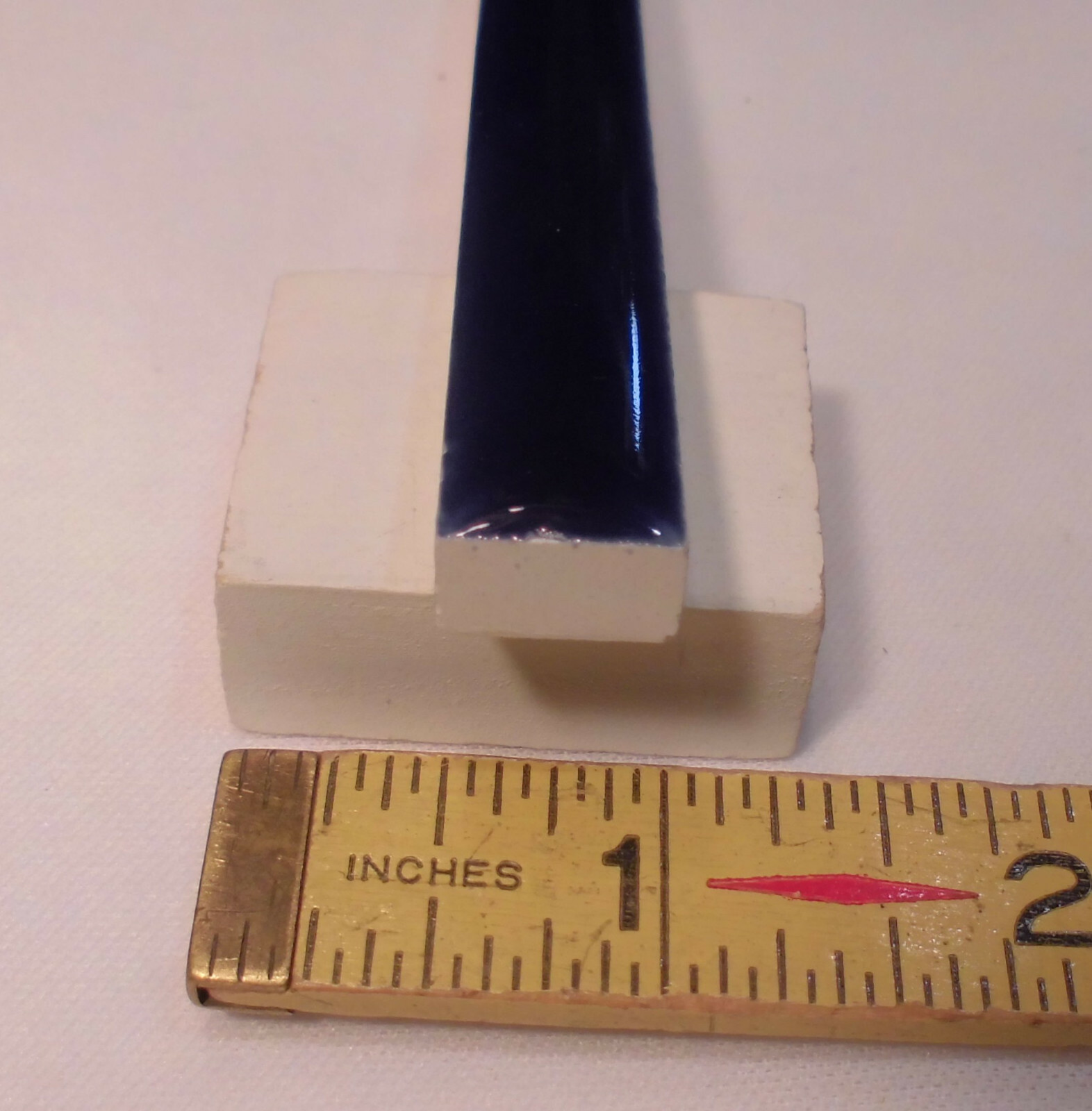 1 pc. *Royal Blue* Ceramic Tile; Pencil – Liner – Sizzle; 1/2″ X 6″ by A.O. New