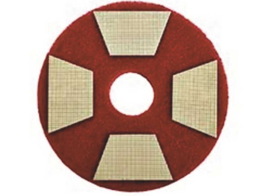 3M Trizact BLUE, 86020 Polishing Diamond TZ Abrasive Pad, Trapezoid, New 4 pack