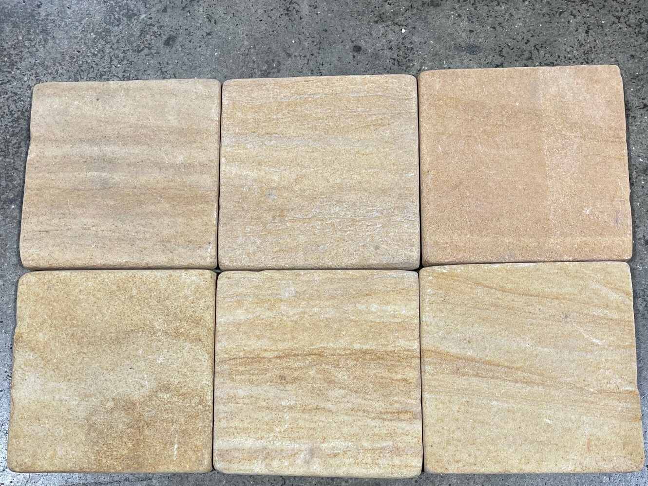 Tile Teakwood Tumbled Natural Stone Backsplash Border 4×4 Wall (1 Tile) T-82