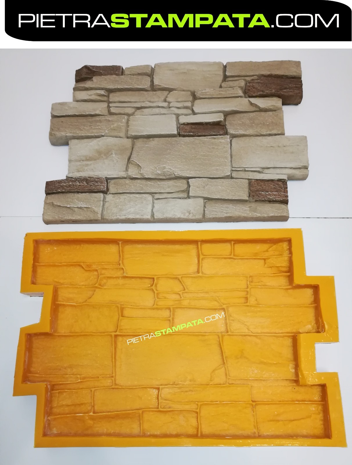 Mold Die Fake Stone Reconstructed Chalk Cement Veneer Stone Mold Concrete