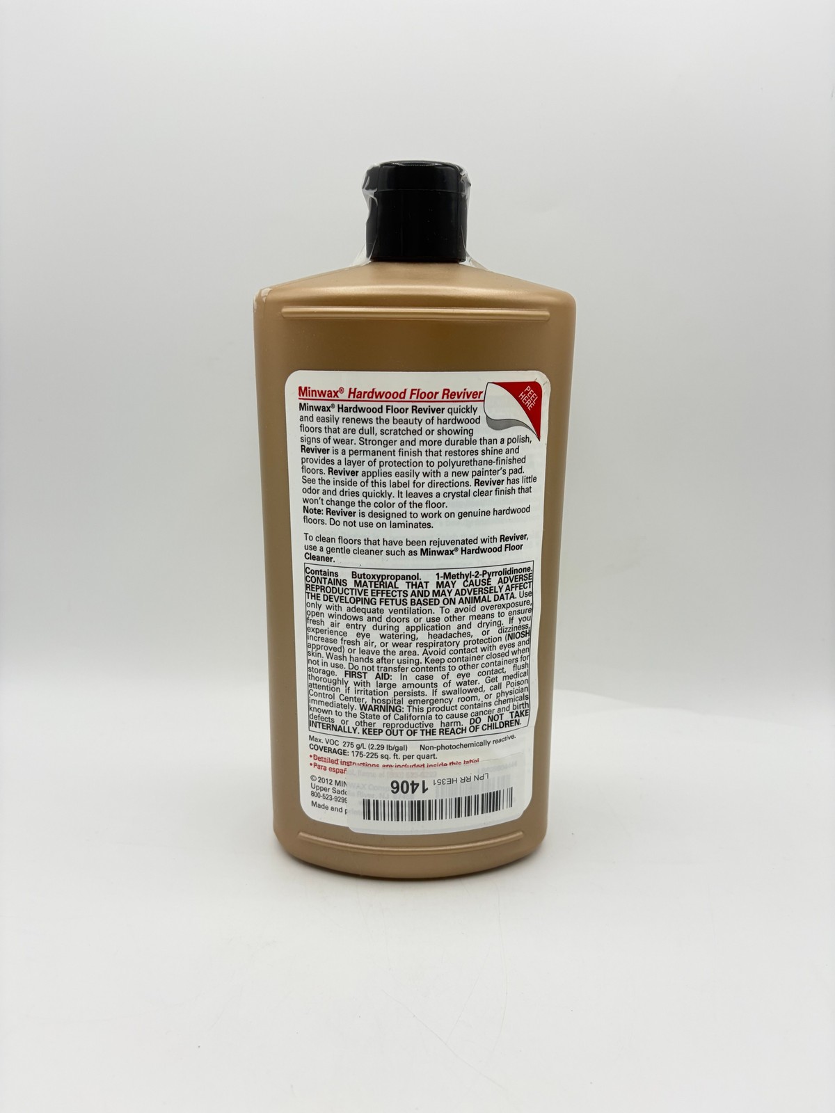 Minwax Hardwood Floor Reviver Low Gloss Polyurethane Finish Restorer 32 oz Bs331