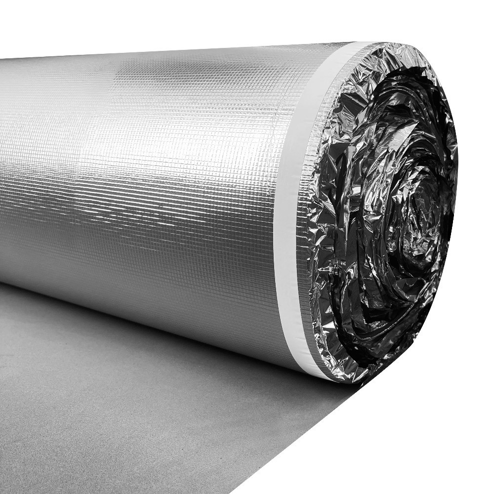3mm Thick Silver EVA Foam Underlay Roll Covers 200 Square Feet