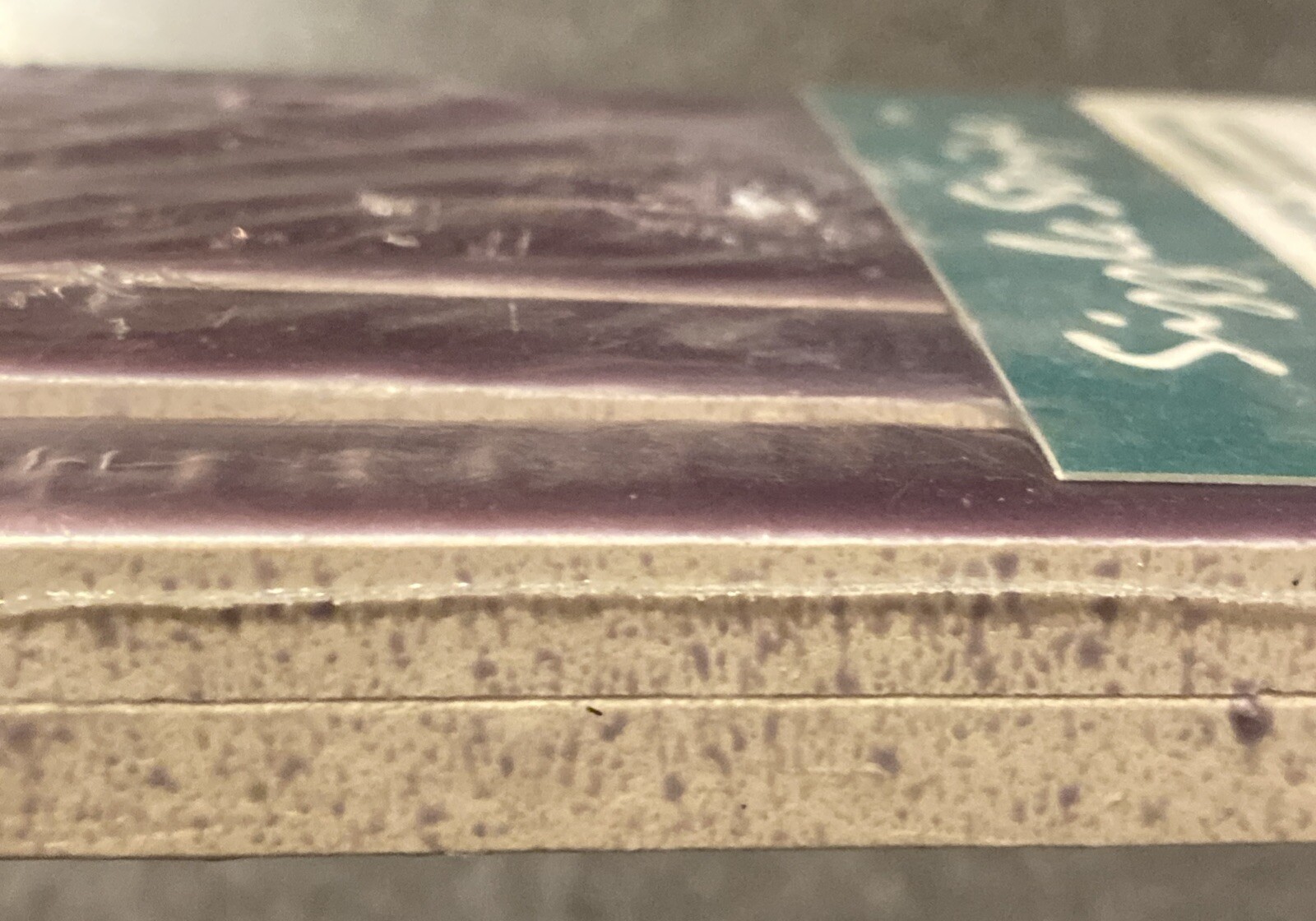 Pack 12 IMPERIAL PURPLE Ceramic Tile Pencil Liner Sizzle 1/2″ X 6 American Olean