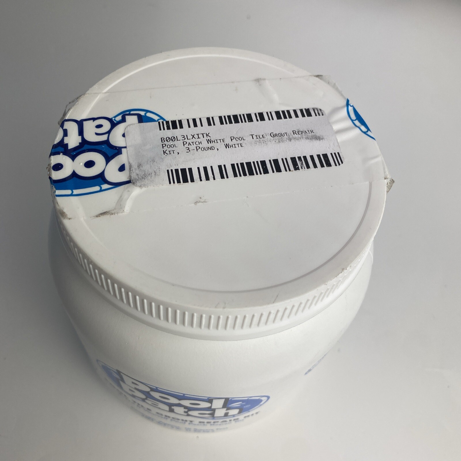 White Pool Tile Grout Repair Kit, 3-Pound, White