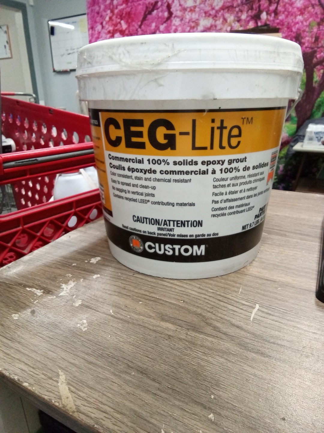 Custom CEG-Lite Part B Epoxy Grout – 9.7 Lbs lb 636B Dt