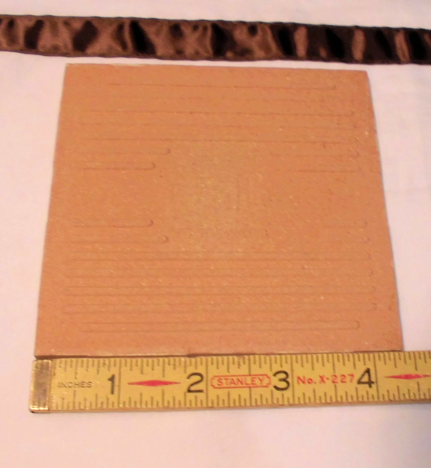 1 pc. Glossy Yellow Ceramic Tile 4-3/8″ ; Matches: Florida, Mosaic & Robertson