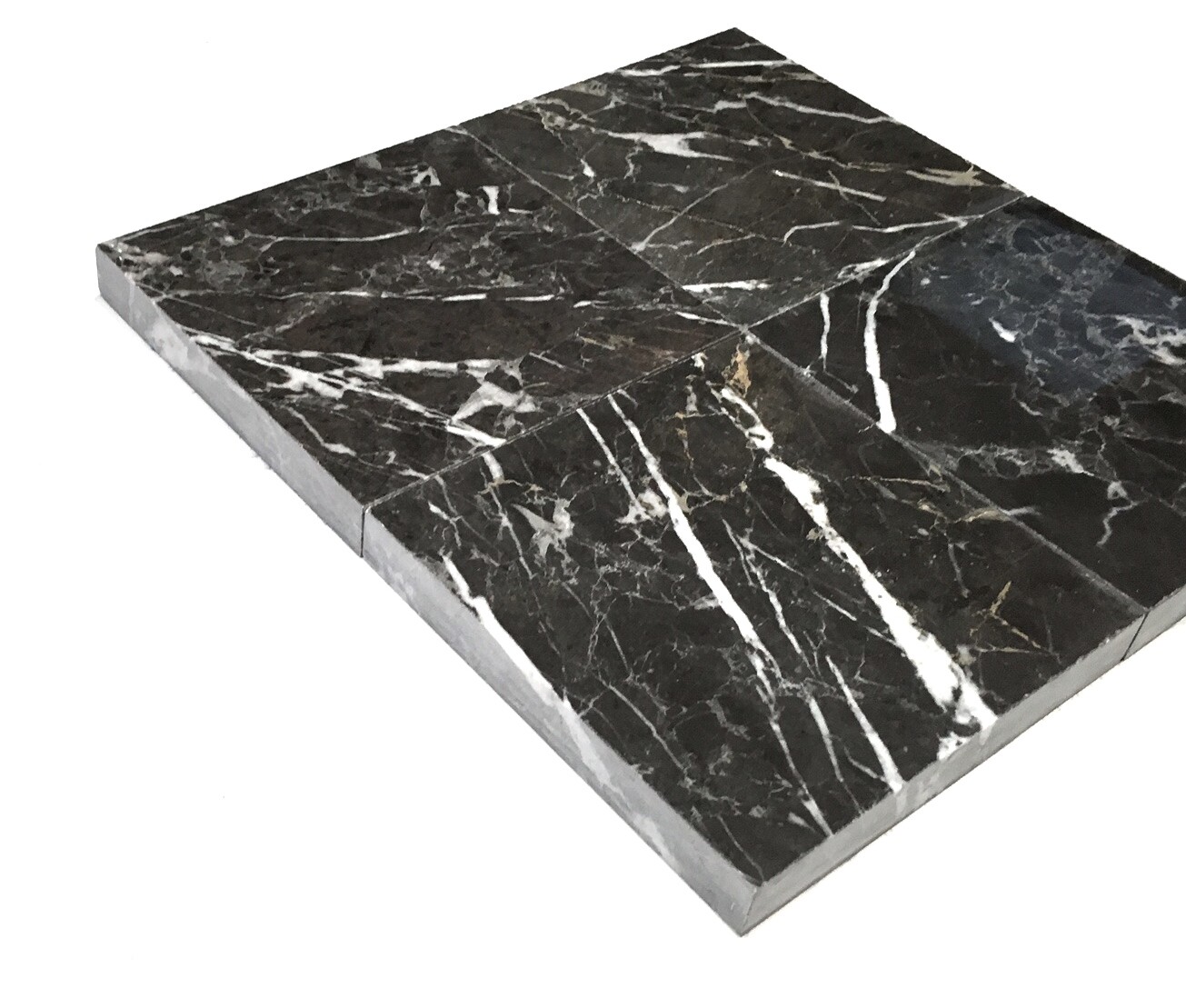 Black Valentino 5 9/16″x5 9/16″ Polished Marble Floor Tile (SOLD PER PIECE)