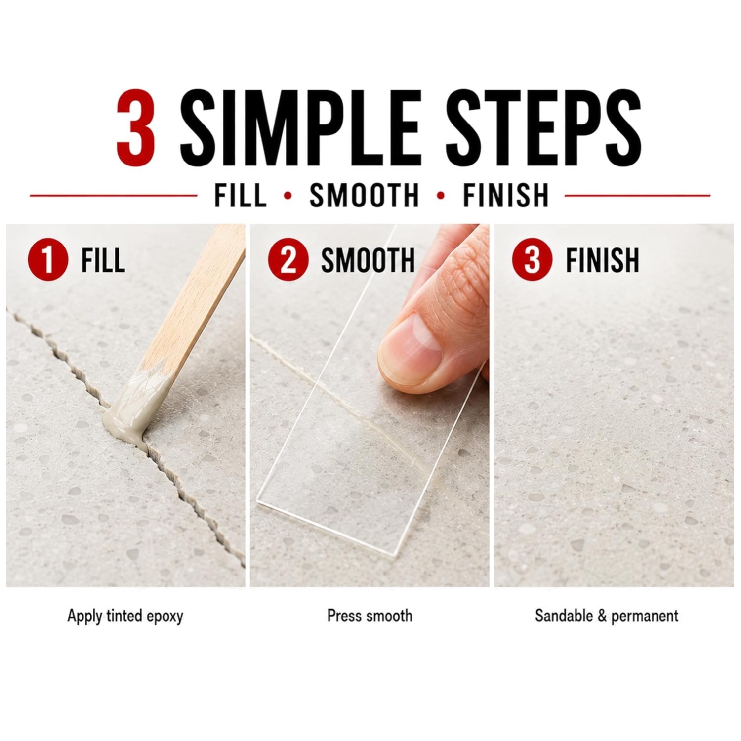 Stone Repair Kit 20oz – Chips & Cracks Fix – EZ-Tint 5-Pack/`