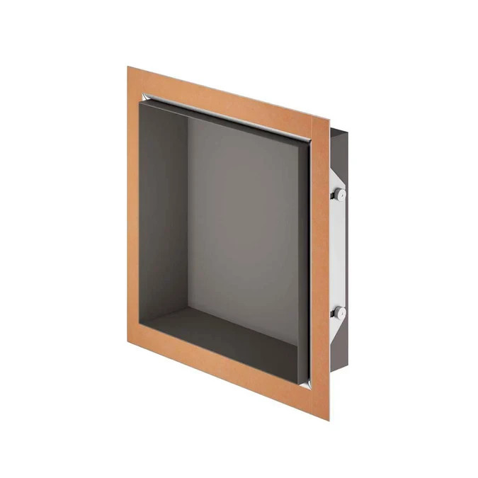 Schluter Systems Design Prefabricated Vapor-resistant Waterproof Shower Niche