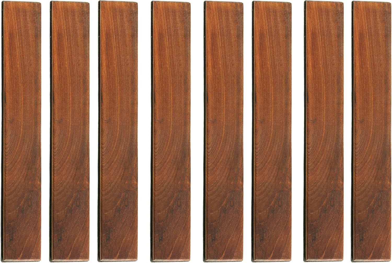 Ez-Floor Interlocking Flooring Tiles in Solid Teak Wood Oiled Finish (Set of 10)