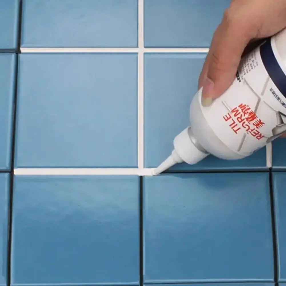 Waterproof Tile Grout Repair & Filler: White 150ml for Kitchen & Bathroom Gaps