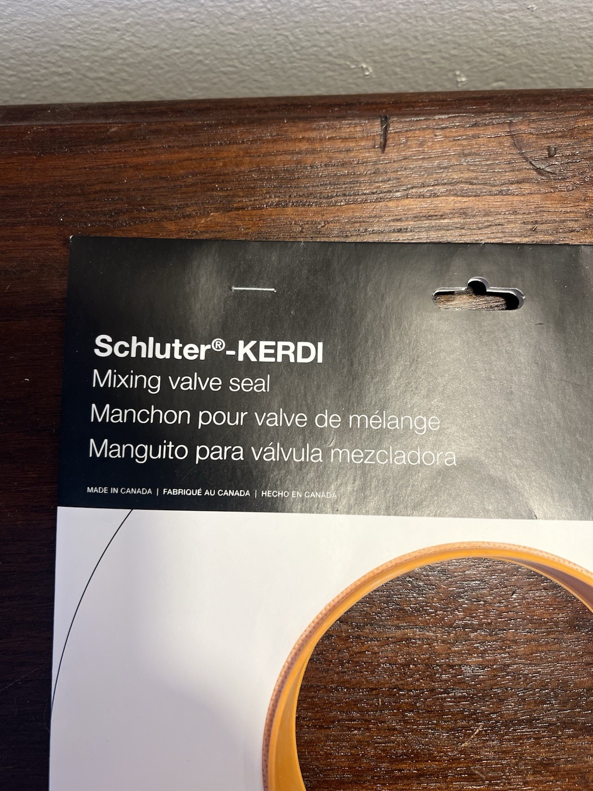 NEW Schluter Kerdi Mixing Valve Seal 4-1/2″ KMSMV235/114/UV