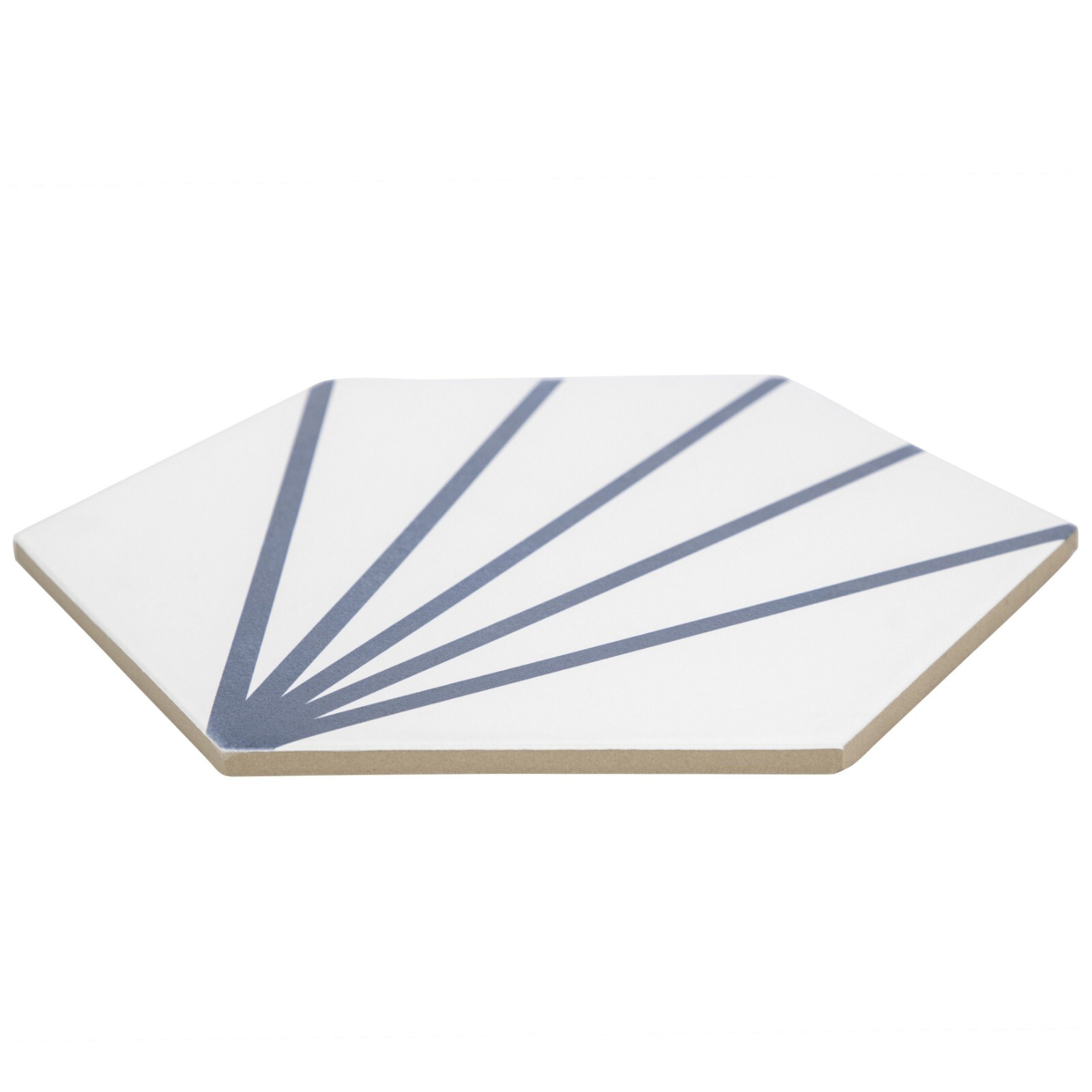 Industry Tile 9×10 Palm Bays Hexagon Light Blue Porcelain Tile (8.08 Sq. ft/Box)